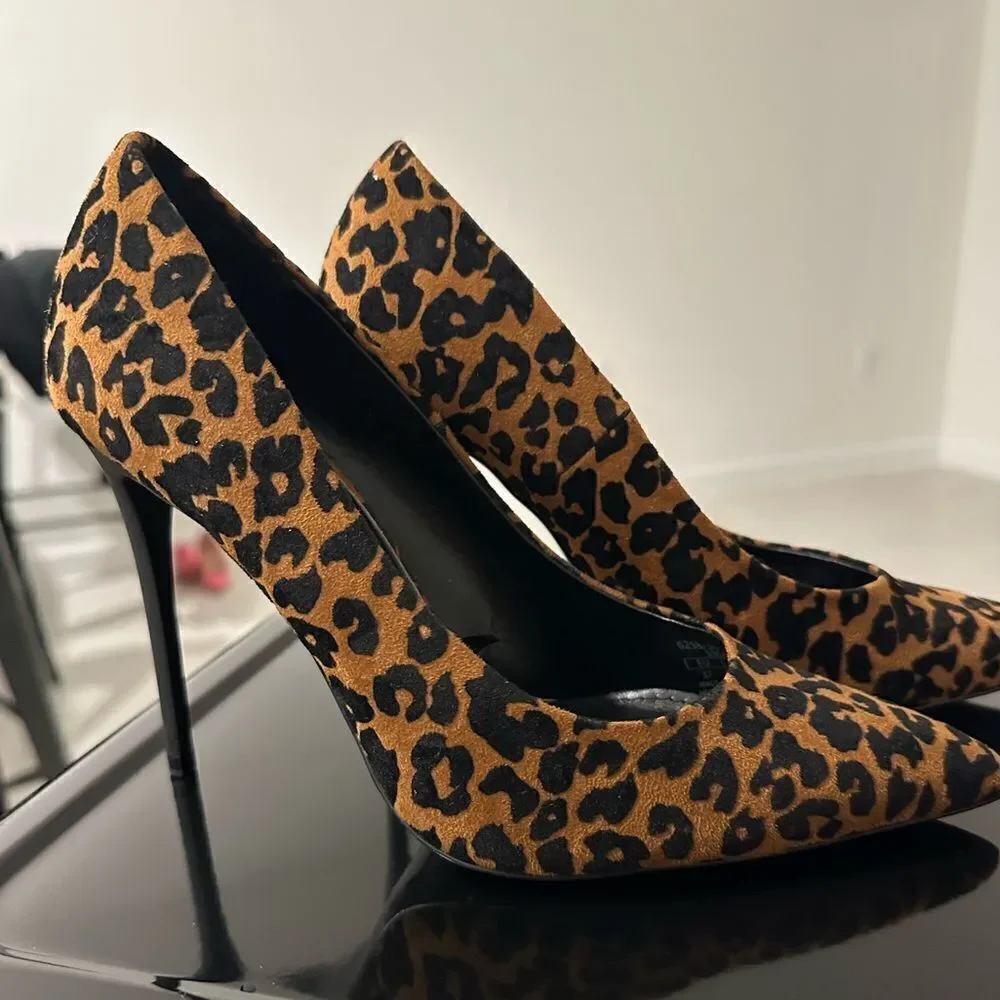 ZARA Cheetah basic collection heels - Picture 5 of 10